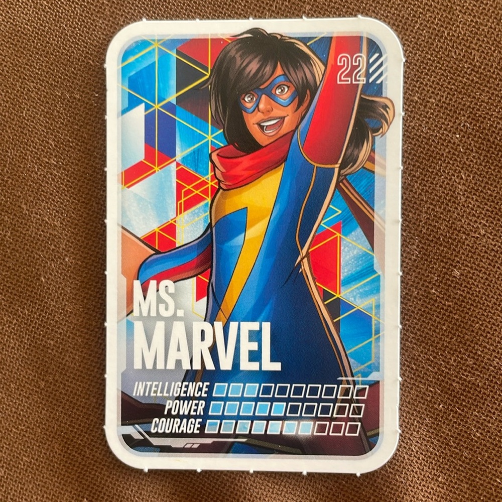 Marvel Collectible Card #22 - MS. MARVEL